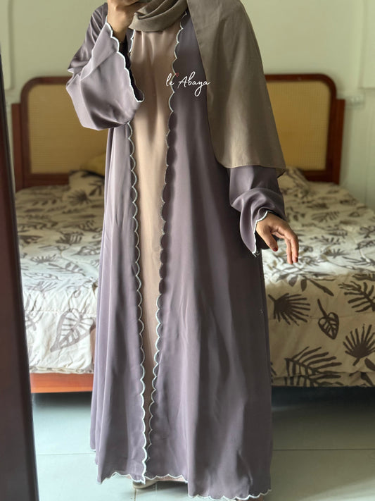 Scalloped Abaya