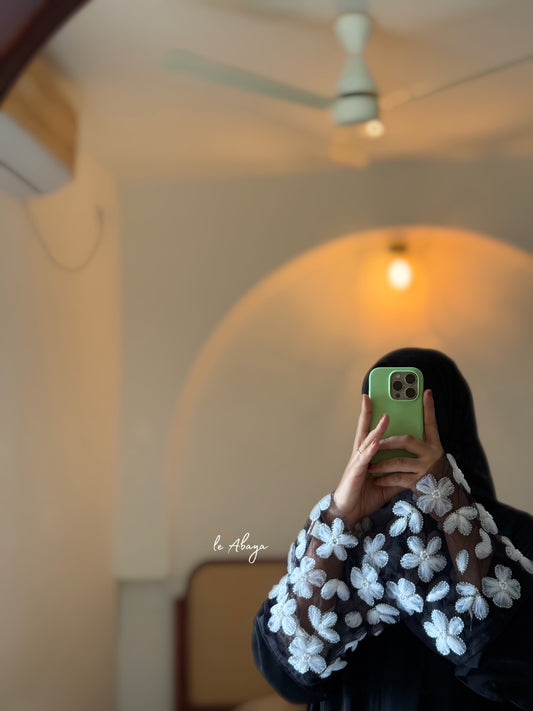 Flower (3D) Abaya
