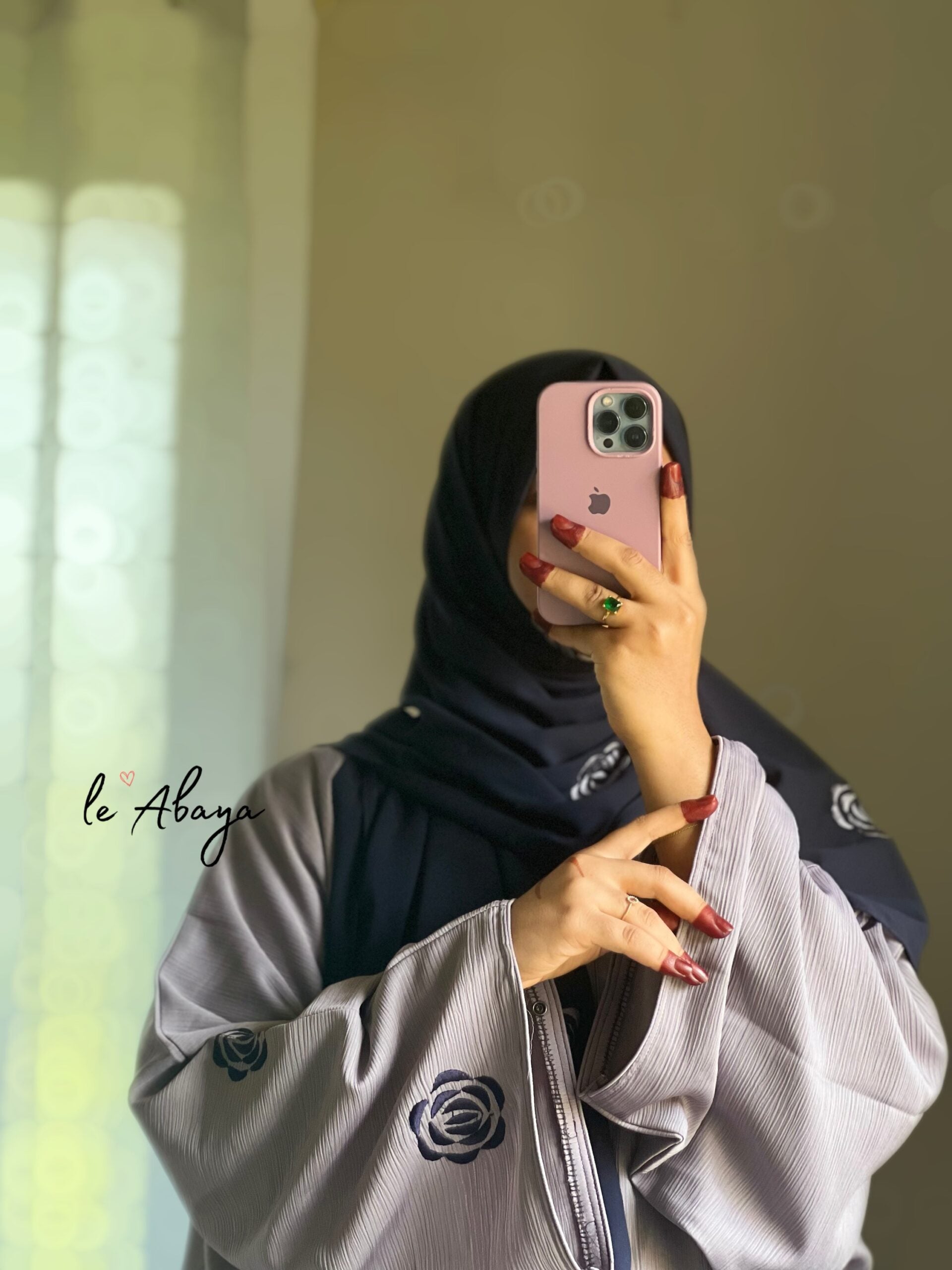 Embroidery kaftan Abaya image