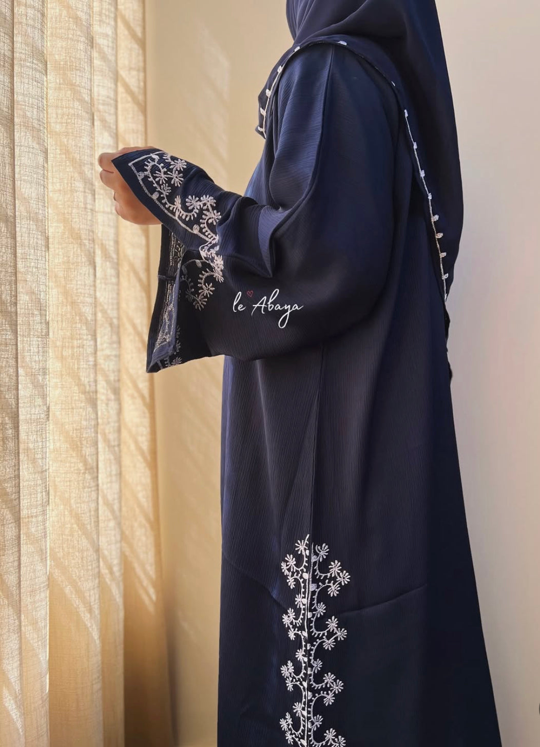 Navy Blue Abaya
