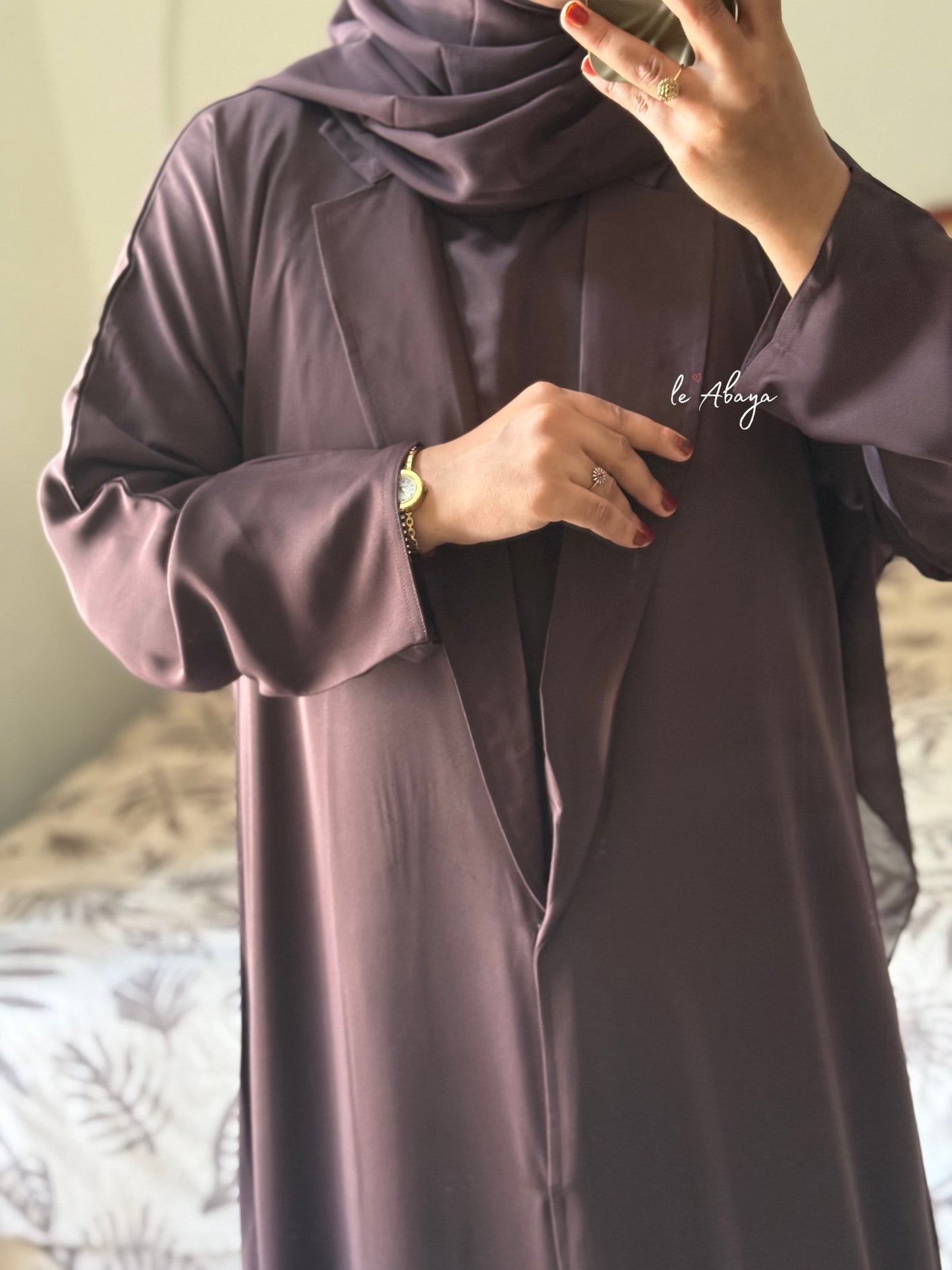 Sleek Blazer Abaya