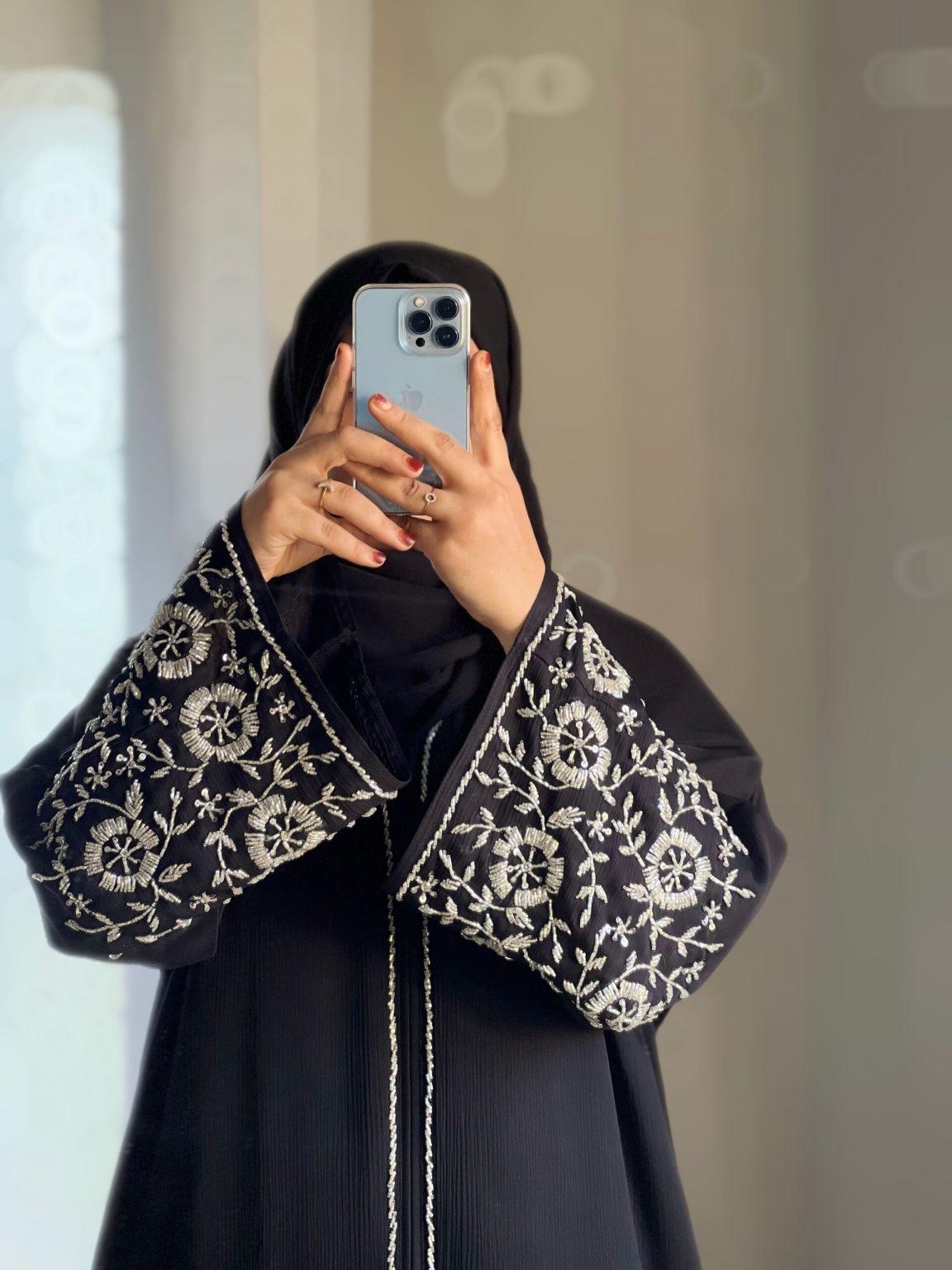Handworked Abaya