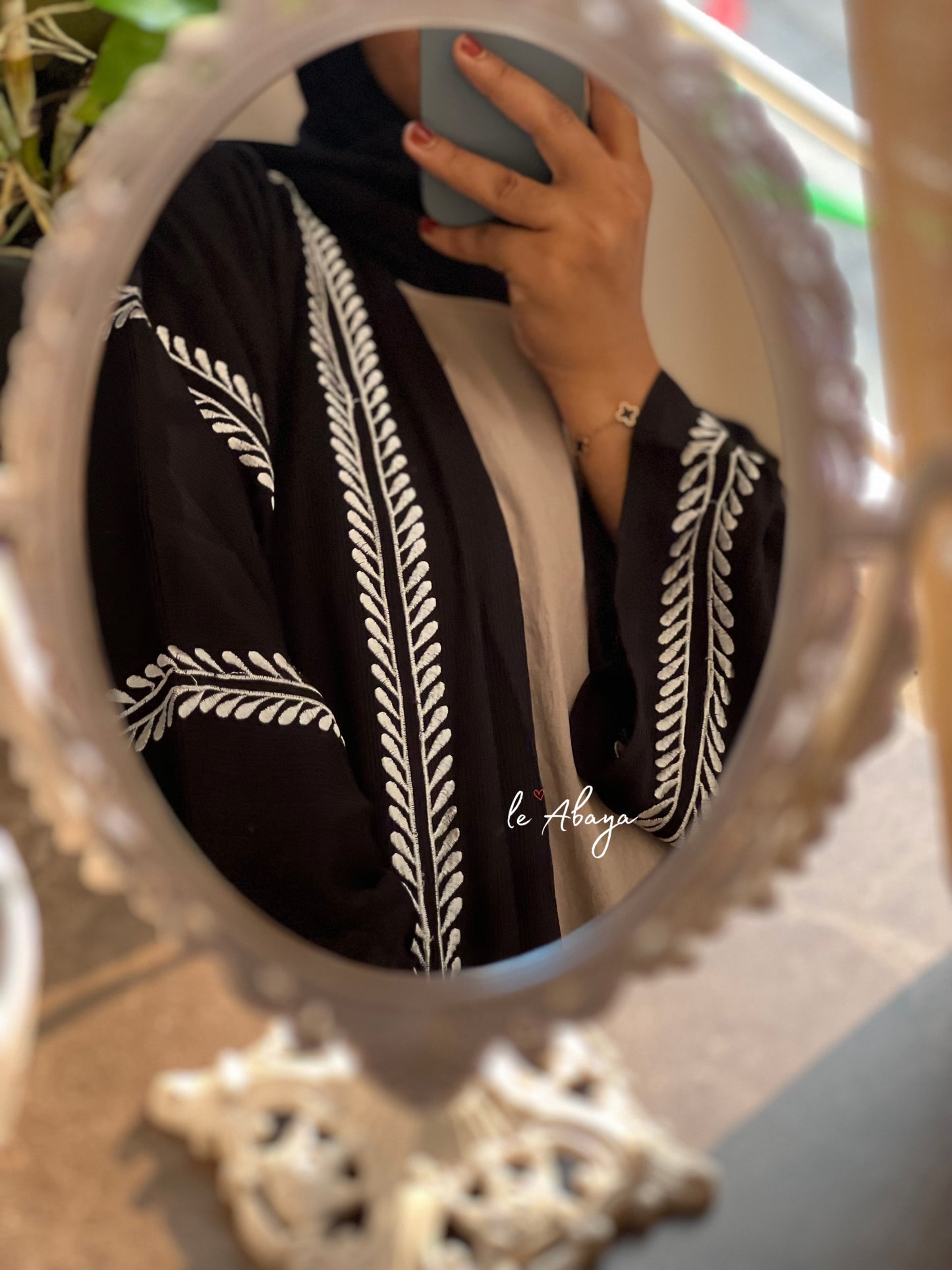 Embroidery 2 pc Abaya