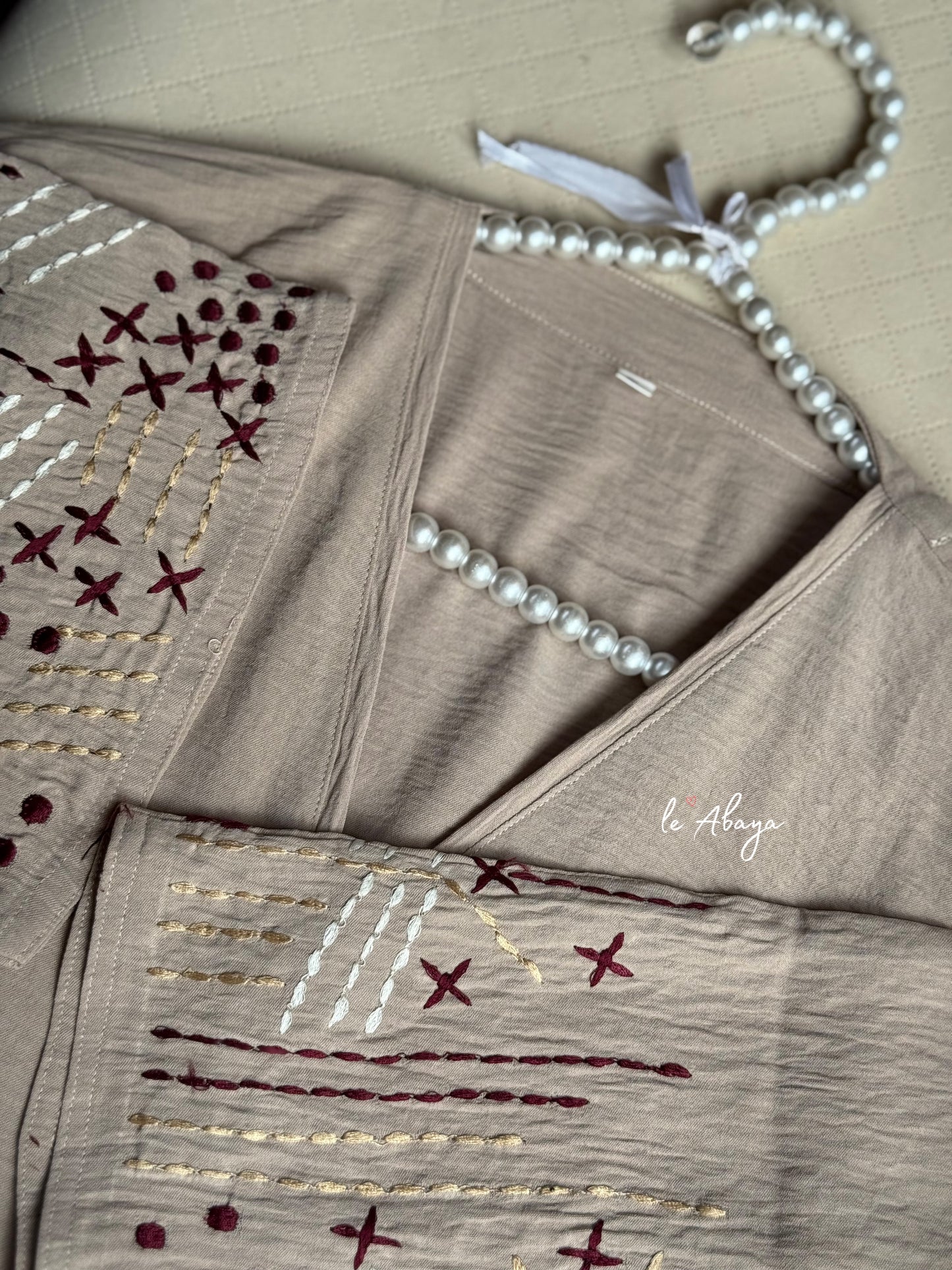 Hand Embroidered Abaya