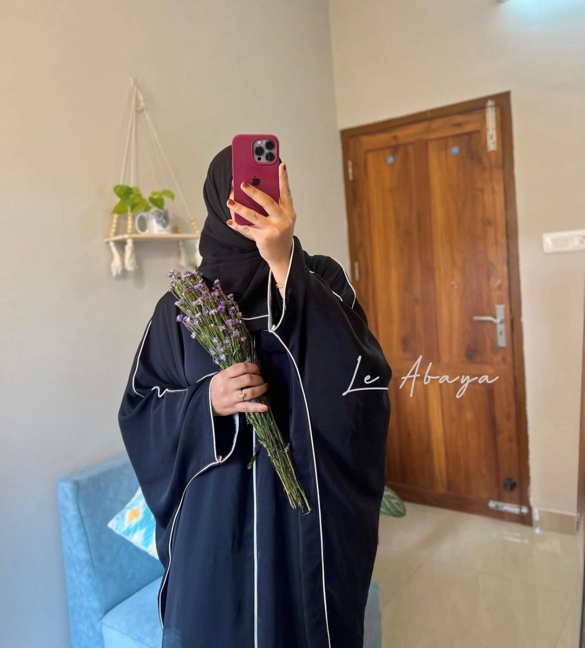 Piping kaftan Abaya