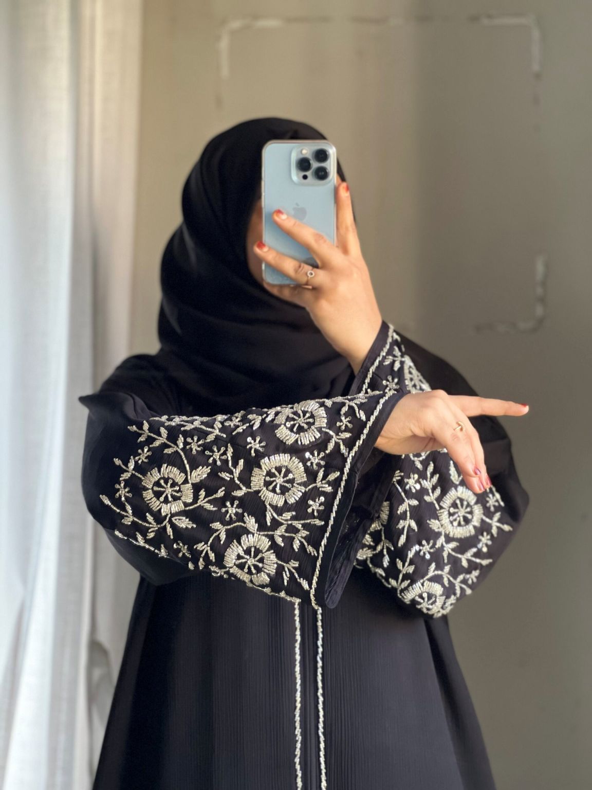 Handworked Abaya