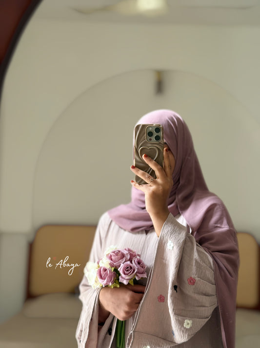 Tiny floral Abaya