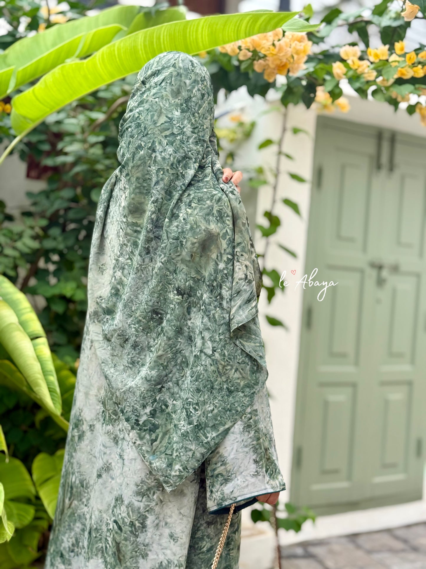 Printed Abaya