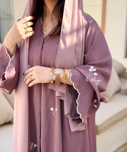 Harsha floral Abaya