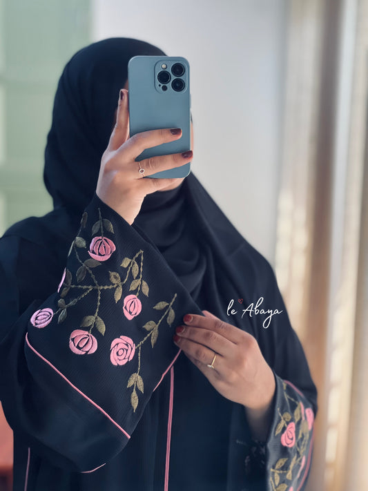Warda Rose Abaya