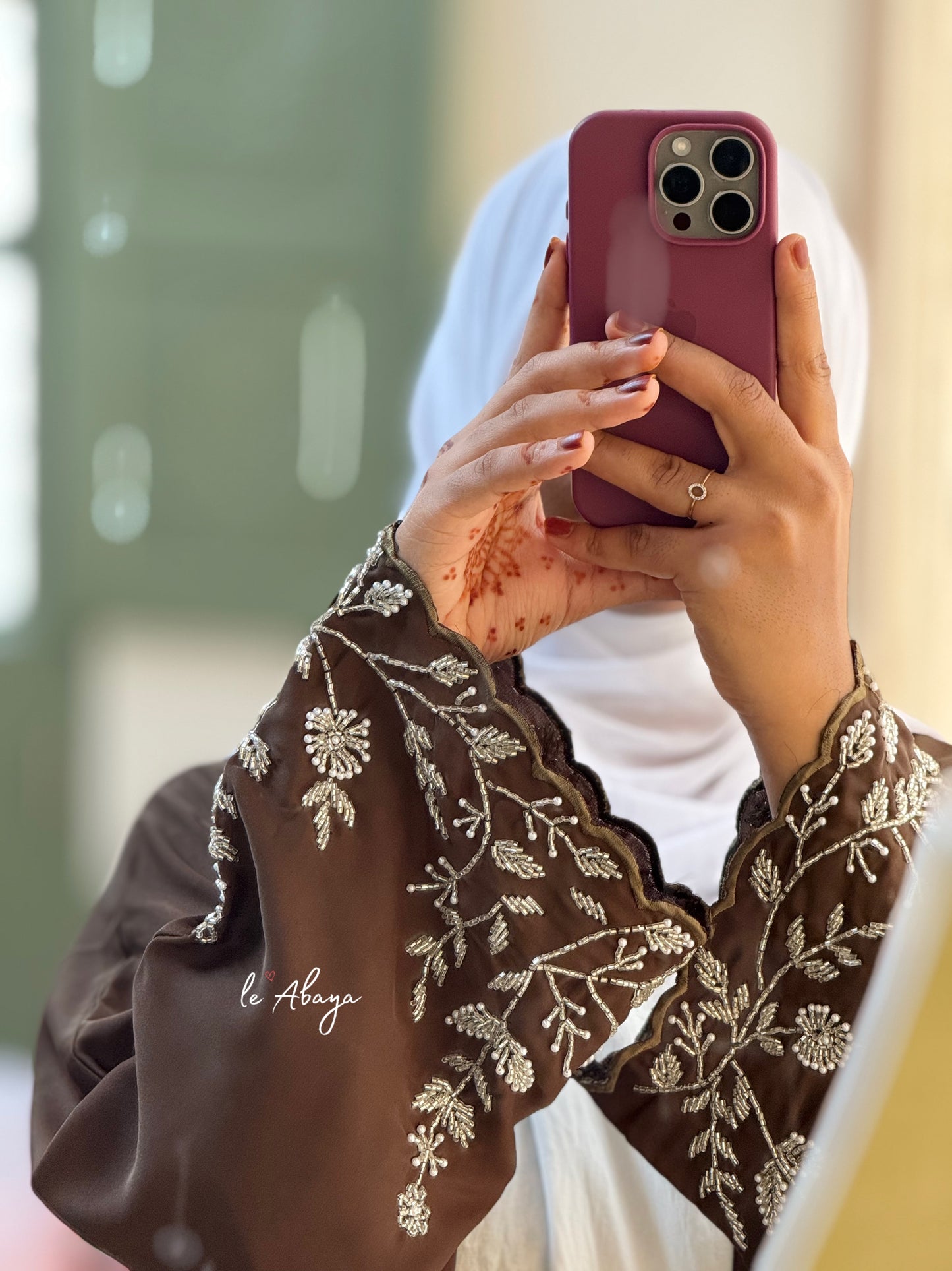 Handworked Abaya
