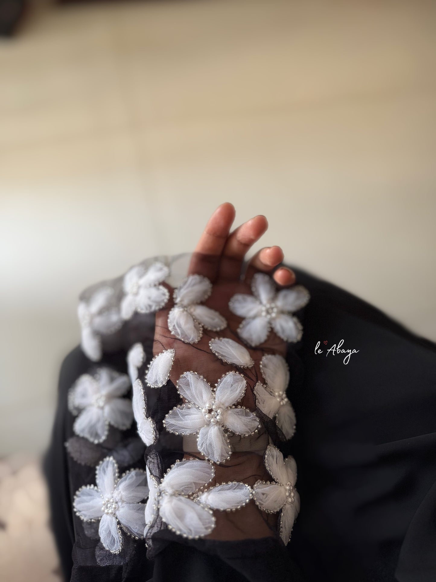 Flower (3D) Abaya