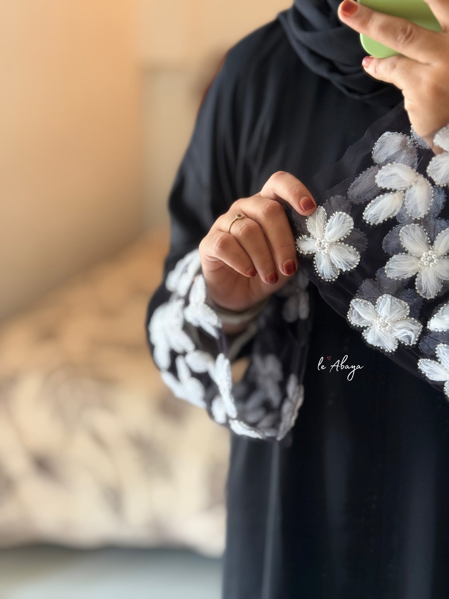 Flower (3D) Abaya