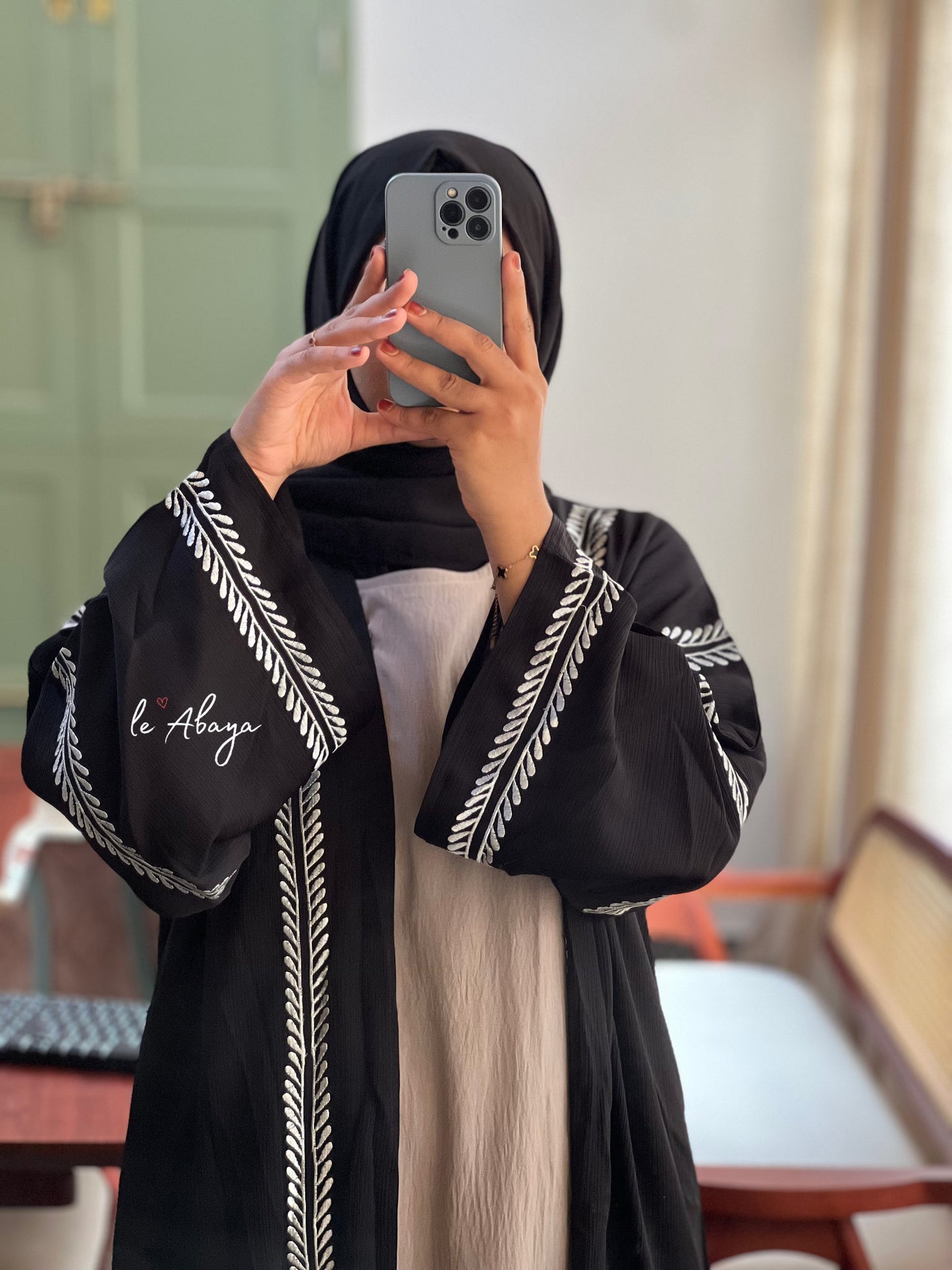 Embroidery 2 pc Abaya