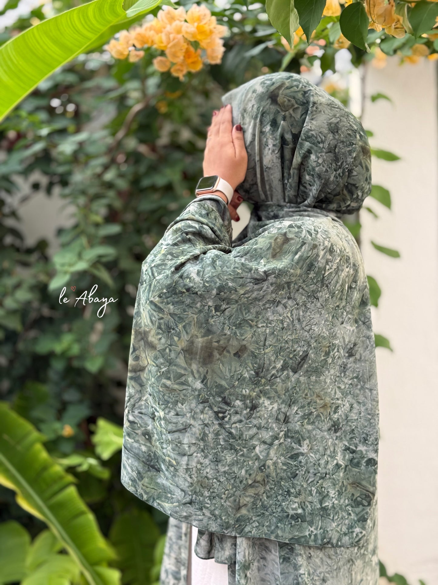 Printed Abaya