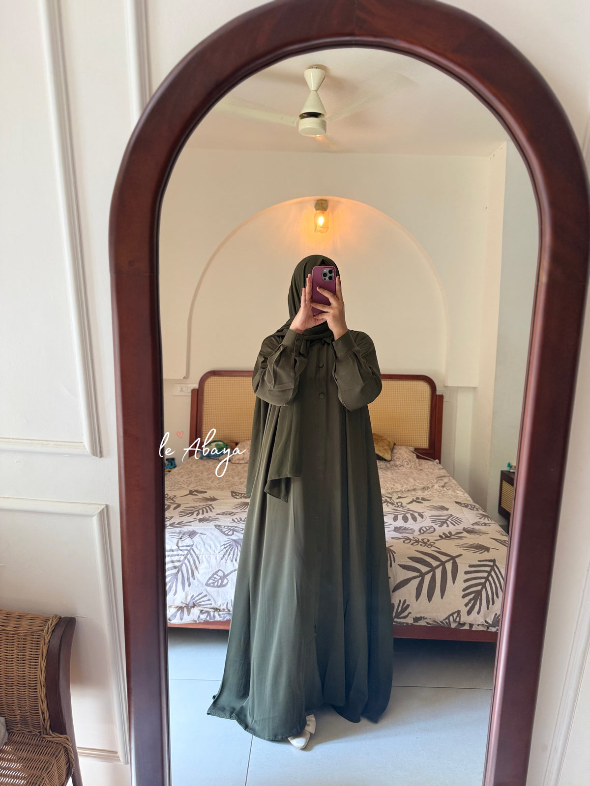 Army Flared Abaya