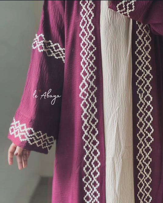 Maroon Abaya