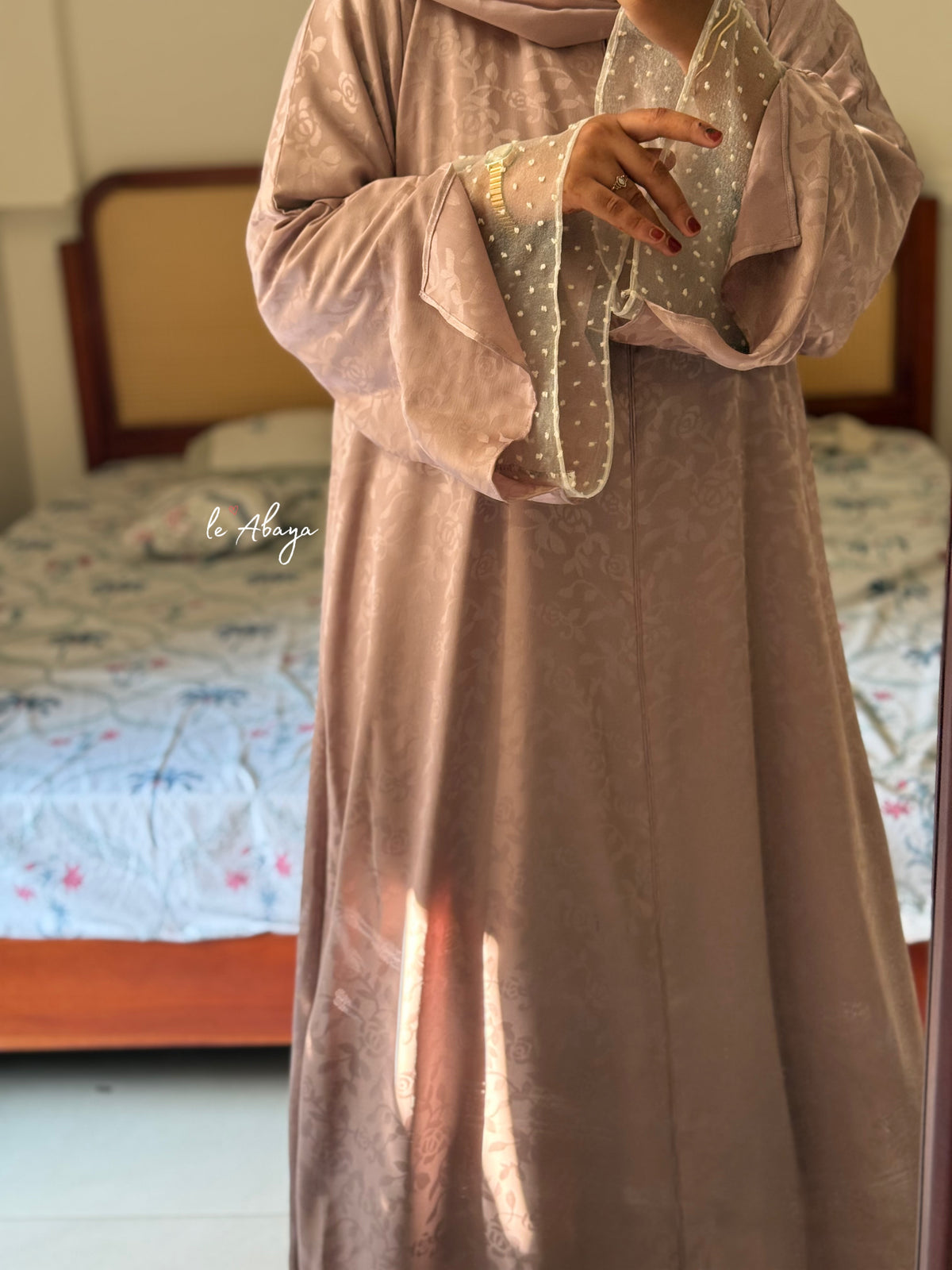 Fairy Abaya pink