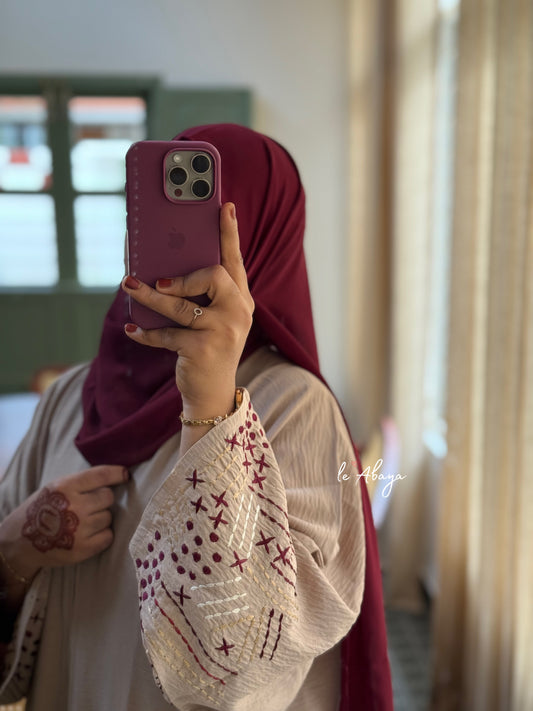 Hand Embroidered Abaya