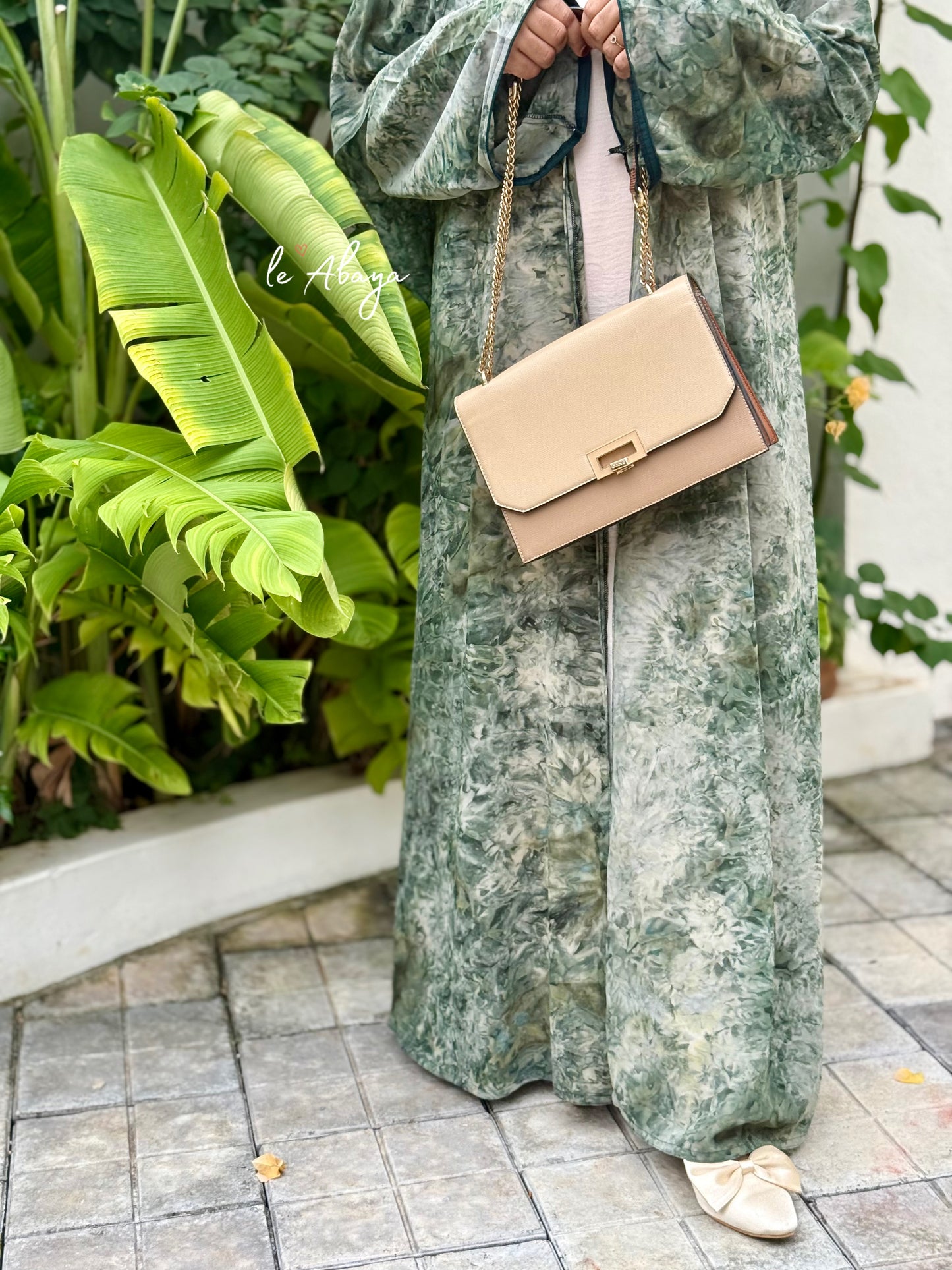 Printed Abaya