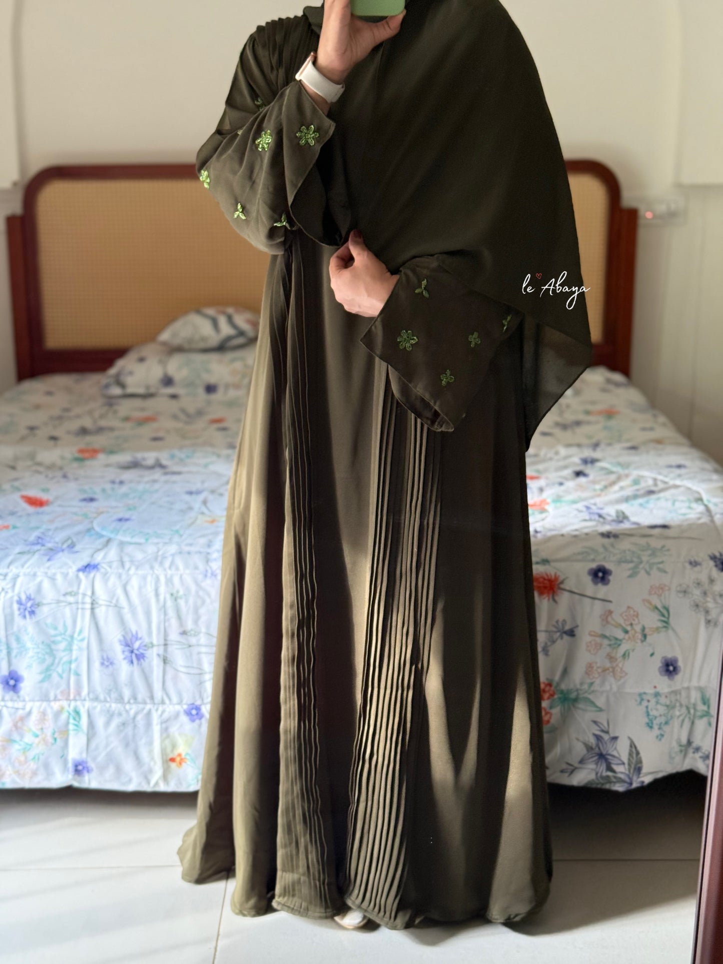 Olive Partywear abaya