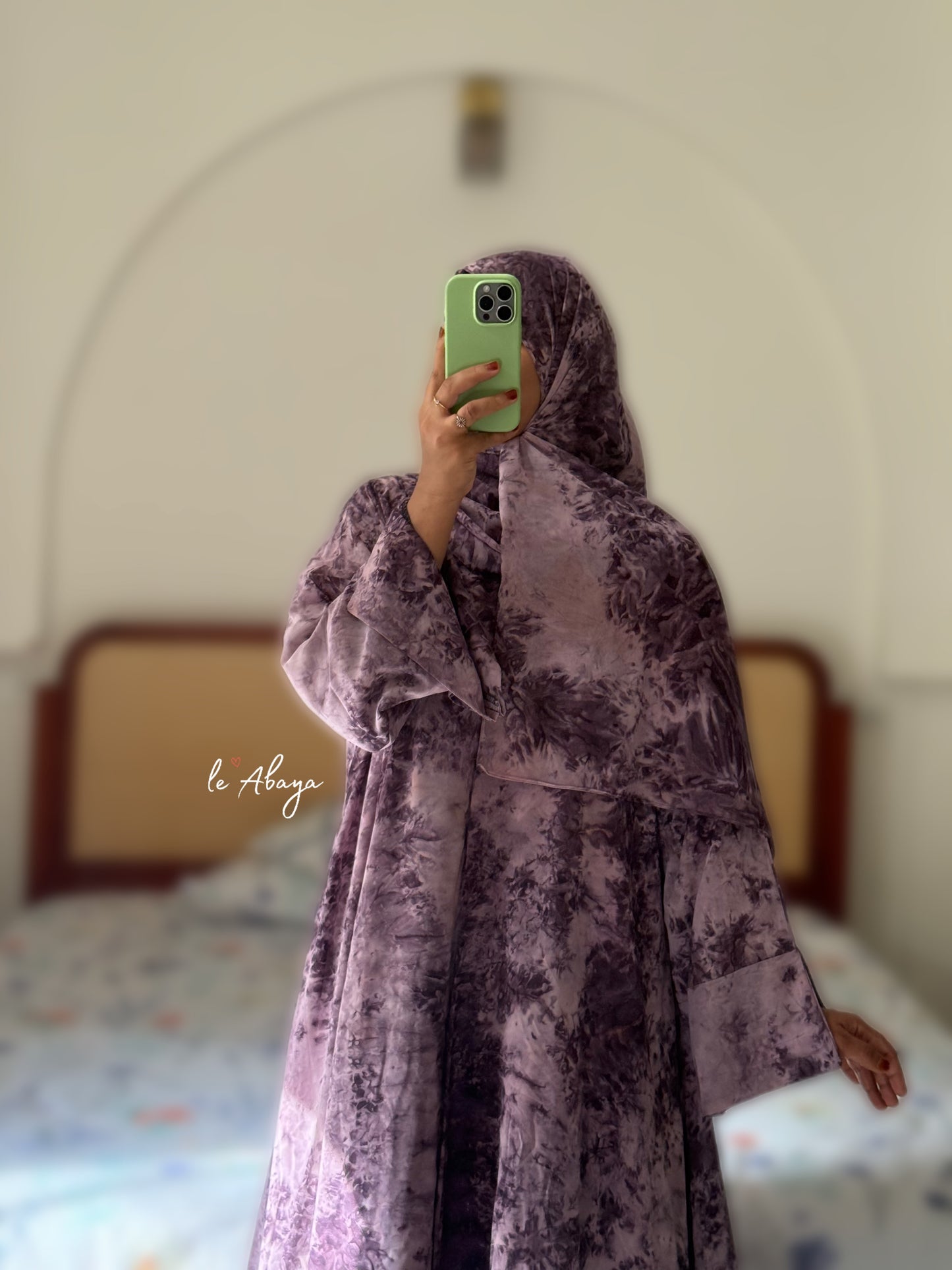 Marble Printed Abaya