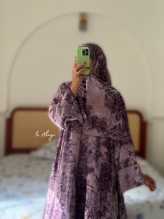 Marble Printed Abaya
